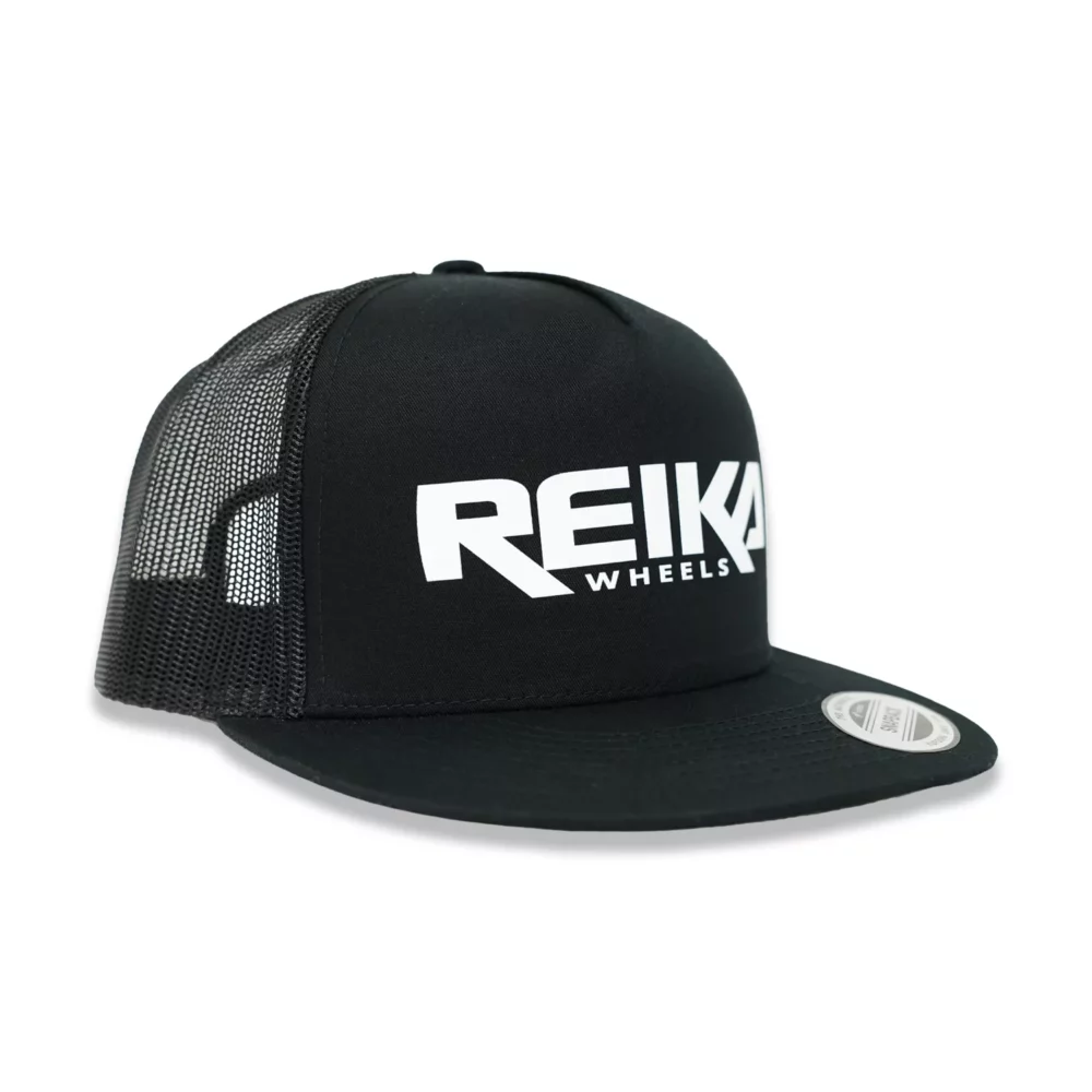 REIKA Wheels Black Snapback Hat